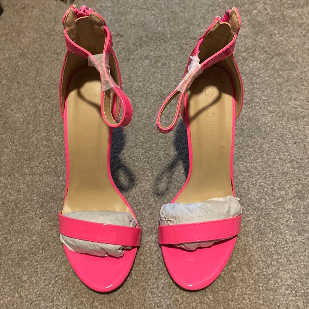 Hot pink heels